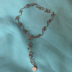 Vintage Sterling Silver 925 Signed Silpada Swirl Accent Link Statement Bracelet